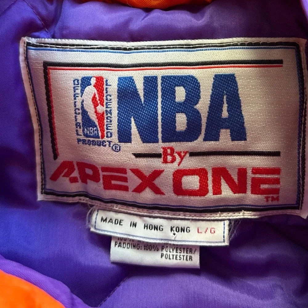 Vintage 90's Phoenix Suns NBA Apex One Puffer Jacket Size Large